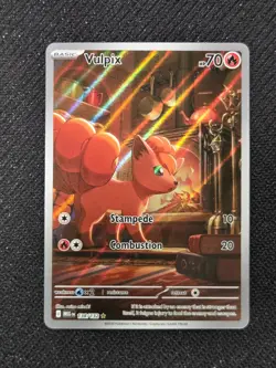 Vulpix 138/132 Illustration Rare Pokemon Mega Evolution HIGH GRADE GEM MINT - Image 1