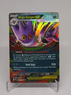 Pokemon TCG Mega Gengar EX 56/94 Phantasmal Flames Near Mint NM - Image 1