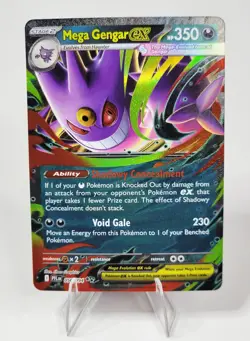 Pokemon TCG - Mega Gengar EX 56/94 Phantasmal Flames - Double Rare Holo NM - Image 1