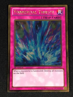 YUGIOH TORRENTIAL TRIBUTE PGLD-EN060 1ST GOLD - Image 1