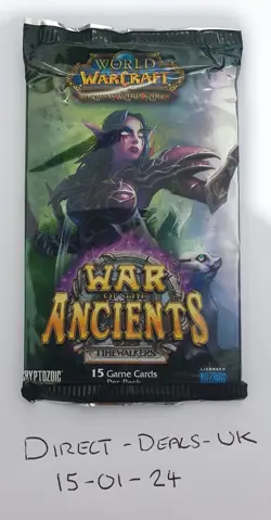 WoW TCG War of The Ancients Sealed Booster Pack - Loot Cards U - UK Seller - Image 2