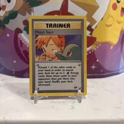 Pokemon Card - Misty's Tears Gym Challenge 118/132 Unlimited NM - Image 1