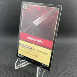 Sword of Truth Super Rare Disney Lorcana The First Chapter EN1 Cold Foil 136/204 - Image 2