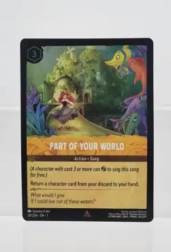 Disney Lorcana Part of Your World 30/204 Cold Foil The First Chapter Rare - Image 1
