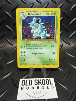 1999 Pokemon WOTC Jungle ~ Nidoqueen Holo Rare 7/64 ~ LP - Image 1