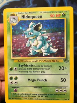 Nidoqueen 7/64 Jungle Unlimited - Holo Rare - WOTC - Pokemon Card C LP - - Image 3