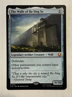 The Walls of Ba Sing Se Avatar the Last Airbender NM Magic The Gathering MTG - Image 1