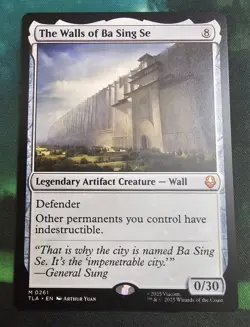 The Walls of Ba Sing Se NM - MTG Magic the Gathering Avatar: the Last Airbender - Image 1