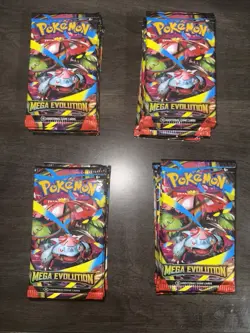 Pokemon TCG: Mega Evolutions Booster Pack Bundle Of 7(factory Sealed) - Image 3