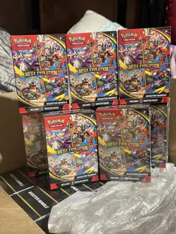 Set of 2 Pokemon Mega Evolutions Booster Bundle TCG Factory Sealed - Image 3
