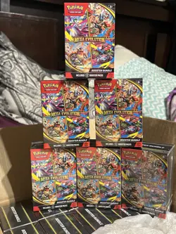 Set of 2 Pokemon Mega Evolutions Booster Bundle TCG Factory Sealed - Image 4