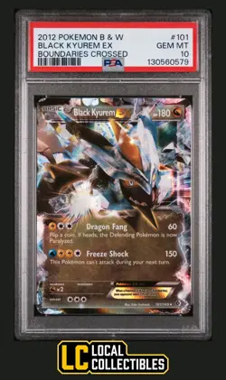 Black Kyurem EX 101/149 2012 Boundaries Crossed PSA 10 GEM MINT - Image 1