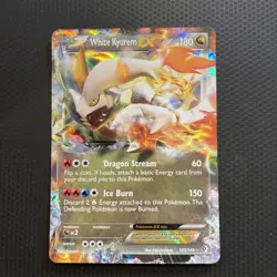 White Kyurem EX - 103/149 - Pokemon Boundaries Crossed Black White Rare Card NM - Image 1