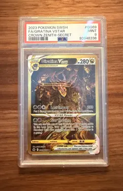 FA GIRATINA VSTAR PSA 10 2023 POKEMON SWSH CROWN ZENITH #GG69/GG70 SECRET RARE - Image 1