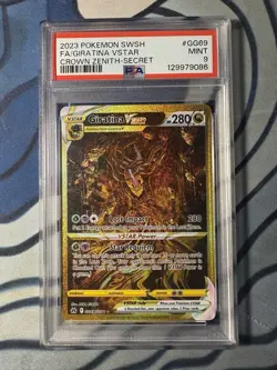 Pokemon Giratina VSTAR GG69/GG70 Crown Zenith: Galarian Gallery Holo PSA 9 - Image 1