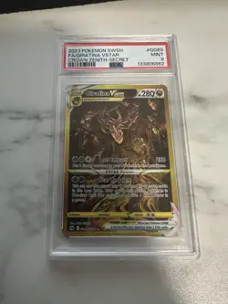 Pokemon Giratina VSTAR GG69/GG70 Crown Zenith: Galarian Gallery Holo PSA 9 - Image 1