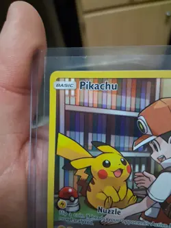 Pokemon Pikachu Full Art Holo Secret Rare 241/236 SM-Cosmic Eclipse English Card - Image 2