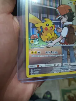 Pokemon Pikachu Full Art Holo Secret Rare 241/236 SM-Cosmic Eclipse English Card - Image 5