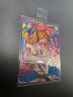 Bandai One Piece Card Game Charlotte Pudding OP6-047 Holo English very clean - Image 3