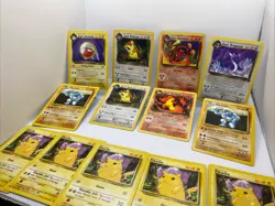 Vintage Pokemon Bundle - Pikachu x5, Team Rocket Dark Cards - 13 Cards - Image 3