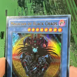 Magician of Black Chaos - YGLD-ENC01 - Ultra Rare 1st Edition Yugioh Card - Image 2