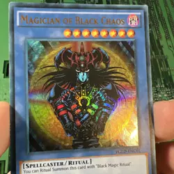 Magician of Black Chaos - YGLD-ENC01 - Ultra Rare 1st Edition Yugioh Card - Image 3