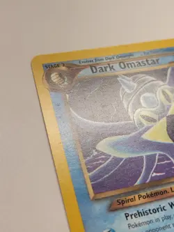 Dark Omastar 19/105 Card Non Holo Neo Destiny Pokemon Card - Image 4