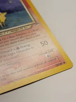 Light Ninetales 50/105 Neo Destiny Regular Card Pokemon TCG Nintendo - Image 3