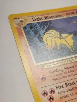 Light Ninetales 50/105 Neo Destiny Regular Card Pokemon TCG Nintendo - Image 4