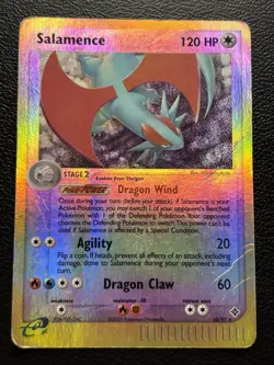 Salamence Reverse Holo 10/97 EX Dragon Pokemon Card 2003 HP - Image 1