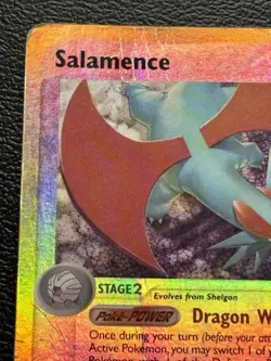 Salamence Reverse Holo 10/97 EX Dragon Pokemon Card 2003 HP - Image 3
