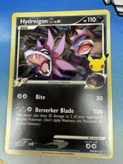 Hydreigon C SWSH138 Celebrations Black Star Promo Pokemon Card - Image 1