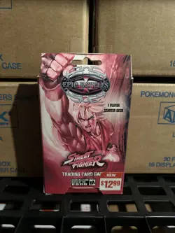 Epic Battles TCG Street Fighter Starter Deck Sealed New Trading Card Game - Image 1