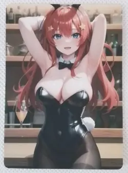 Nino Nakano The Quintessential Quintuplets Lewd Anime Doujin Waifu Card - Image 1