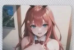 Nino Nakano The Quintessential Quintuplets Lewd Anime Doujin Waifu Card - Image 2