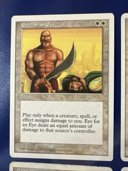 Eye For An Eye X4 -4th 5th Edition Various Condition See Front/back Pics - Image 4