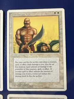 Eye For An Eye X4 -4th 5th Edition Various Condition See Front/back Pics - Image 5