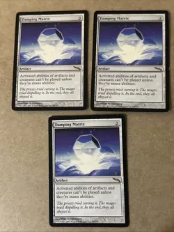 Damping Matrix X3 Mirrodin LP Condition See Front/back Pics - Image 1