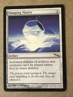 Damping Matrix X3 Mirrodin LP Condition See Front/back Pics - Image 4