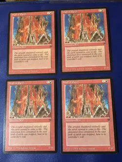 Wall Of Earth X4 Legends Ex Condition See Front/back Pics - Image 1