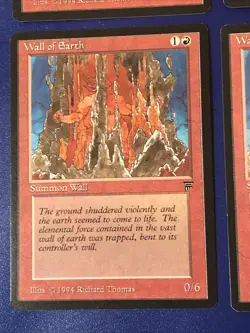 Wall Of Earth X4 Legends Ex Condition See Front/back Pics - Image 3
