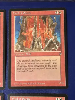 Wall Of Earth X4 Legends Ex Condition See Front/back Pics - Image 5
