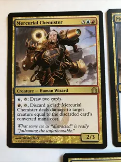 Mercurial Chemister X3 Return To Ravnica Ex+/NM Condition See Front/back Pics - Image 2