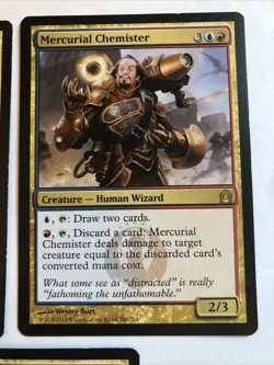 Mercurial Chemister X3 Return To Ravnica Ex+/NM Condition See Front/back Pics - Image 3