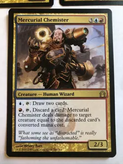 Mercurial Chemister X3 Return To Ravnica Ex+/NM Condition See Front/back Pics - Image 4