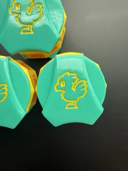 3x Final Fantasy Chocobo Spindown Life Counter Click Wheel Magic Lot - Image 3