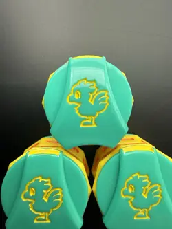 3x Final Fantasy Chocobo Spindown Life Counter Click Wheel Magic Lot - Image 4