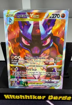 2023 Pokemon Sword and Shield Black Star Promos #SWSH291 Lucario VSTAR Sealed - Image 1
