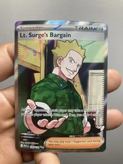 Lt. Surge's Bargain 170/132 Single Raw Card Mega Evolutions Pokemon MINT - Image 1