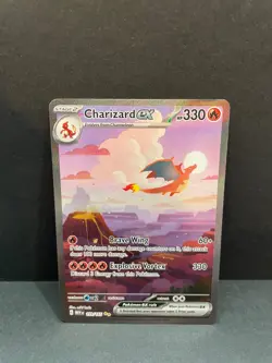 Charizard ex 199/165 Scarlet & Violet 151 Holo Special Illustration Rare Pokemon - Image 1